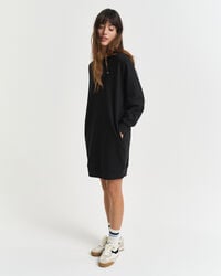 rochie sport cu guler rotund shield - negru