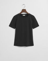 tricou din bumbac ușor - negru