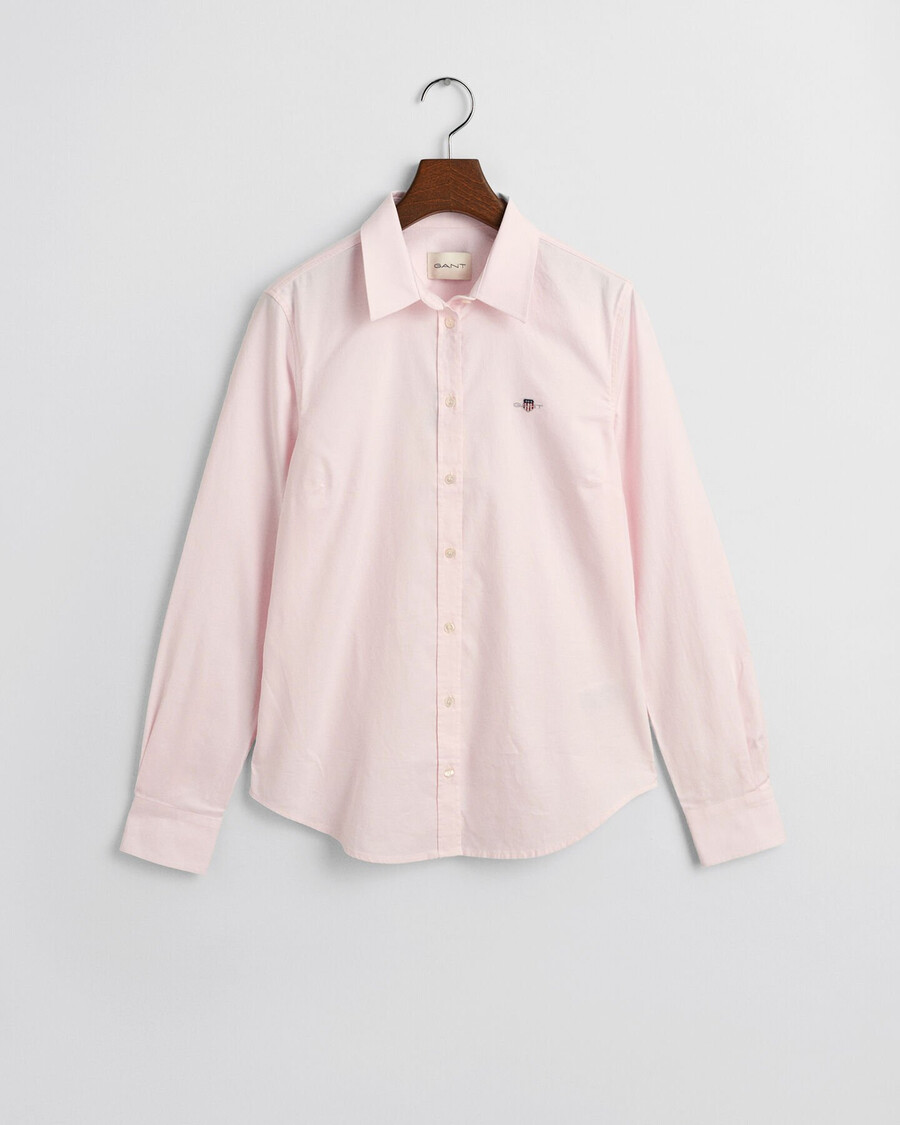 cămașă oxford stretch slim fit - roz deschis