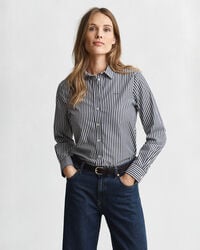 cămașă poplin cu dungi clasice croială regulată - albastru clasic