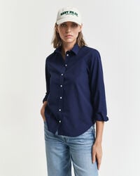 cămașă clasică din poplin croială regulată - albastru clasic