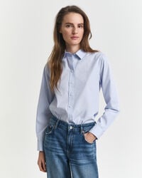 cămașă clasică din poplin croială regulată - albastru deschis
