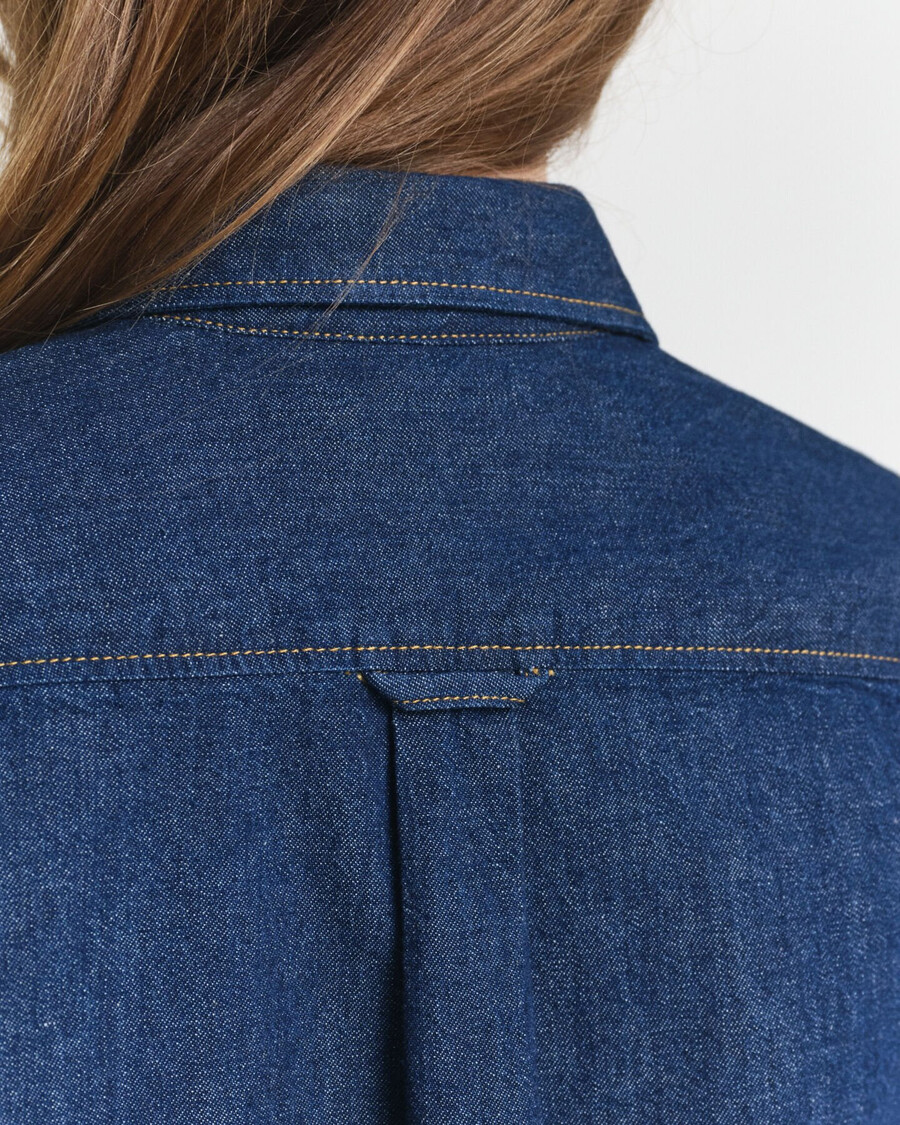cămașă din denim cu croială regulată - albastru închis