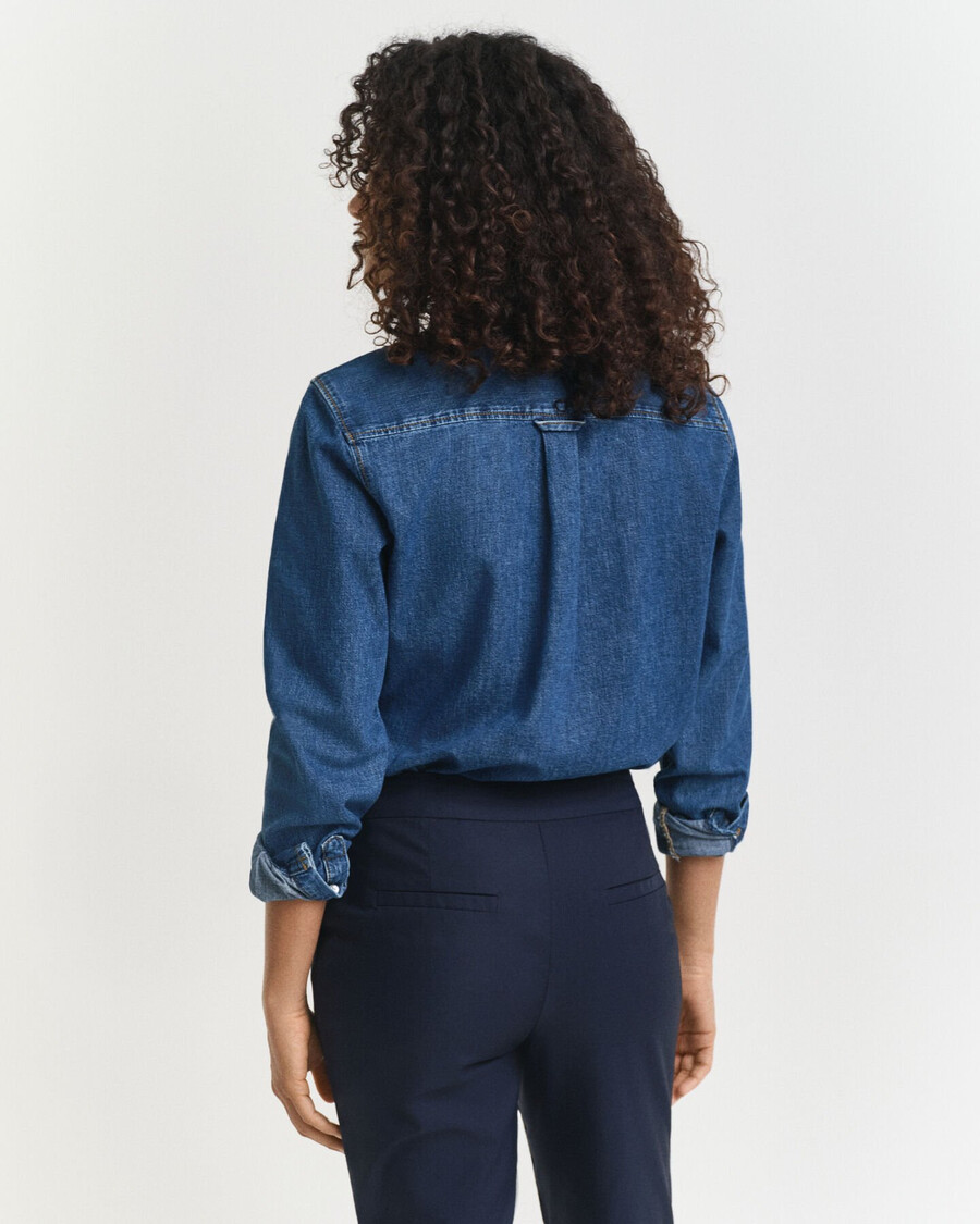 cămașă din denim cu croială regulată - indigo