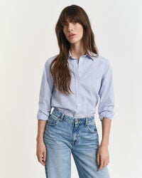 cămașă clasică cu dungi din poplin croială regulată - albastru perfect