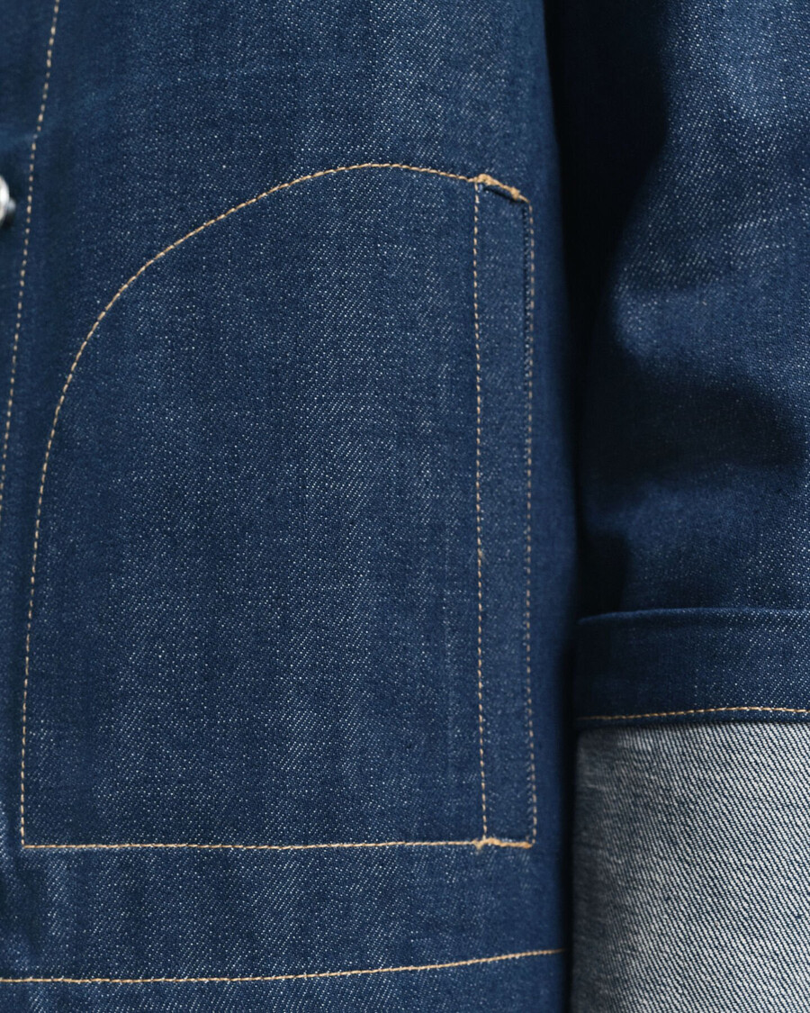 jachetă din denim - albastru mediu