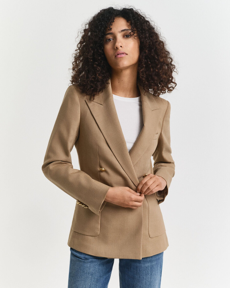 sacou club slim fit - kaki călduros