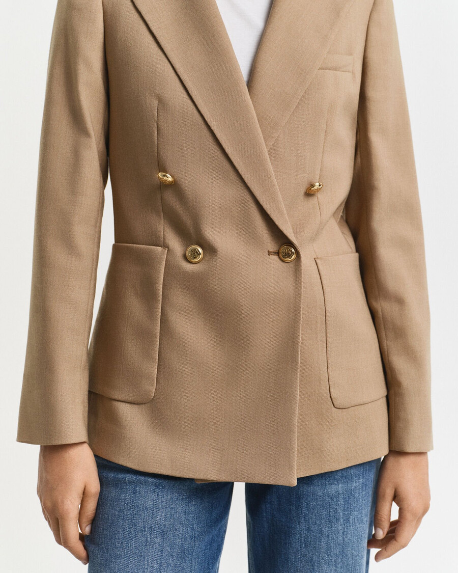 sacou club slim fit - kaki călduros
