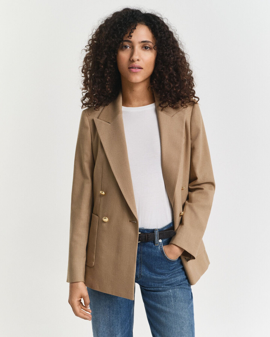 sacou club slim fit - kaki călduros