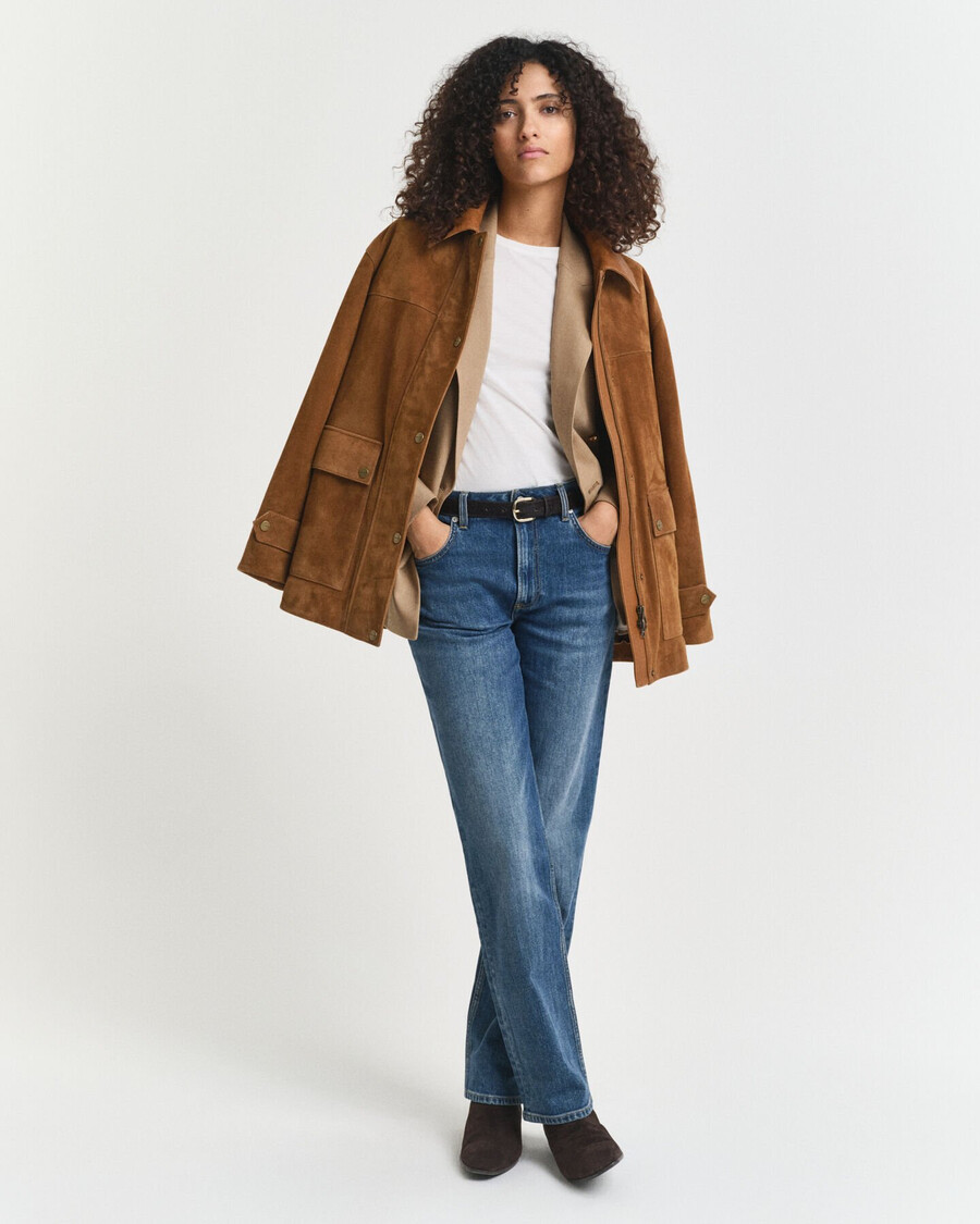 sacou club slim fit - kaki călduros