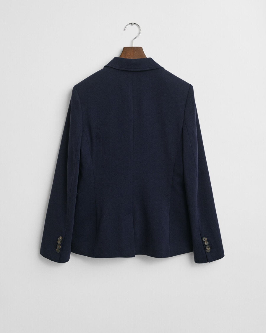 sacou piqué slim fit - albastru seară
