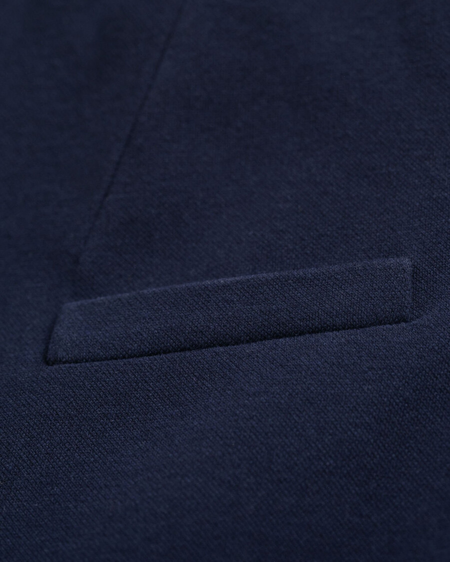 sacou piqué slim fit - albastru seară
