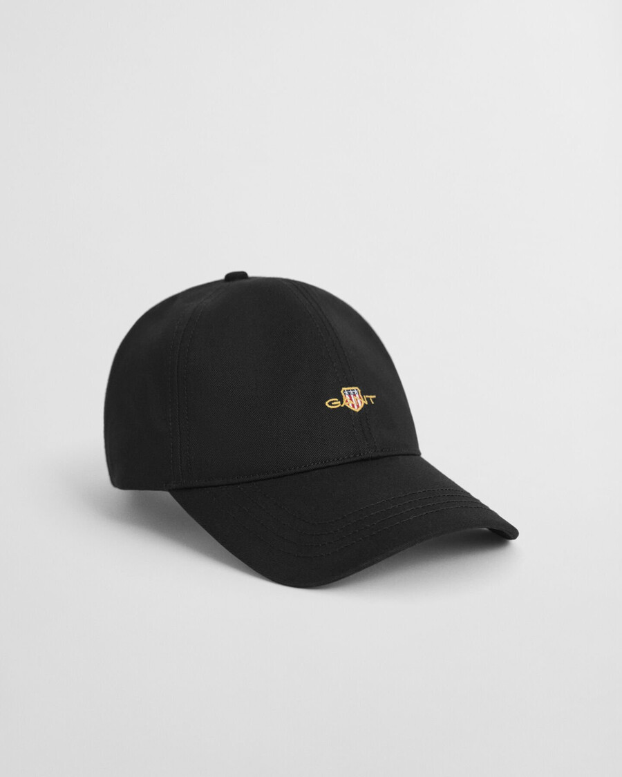 Șapcă shield din bumbac twill - negru
