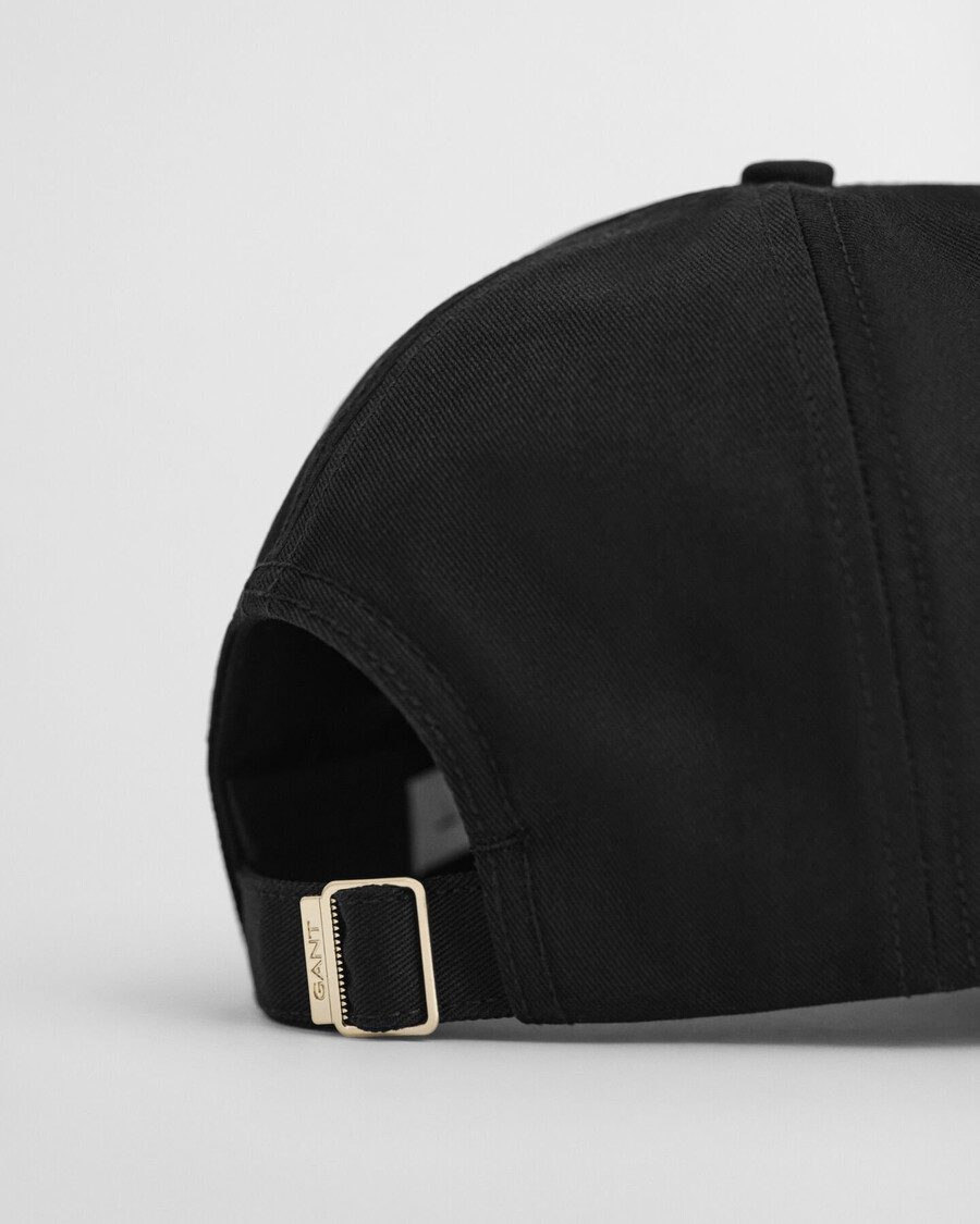 Șapcă shield din bumbac twill - negru