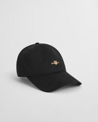 Șapcă shield din bumbac twill - negru