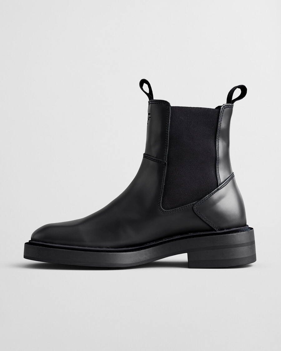 ghete din piele fallwi mid - negru