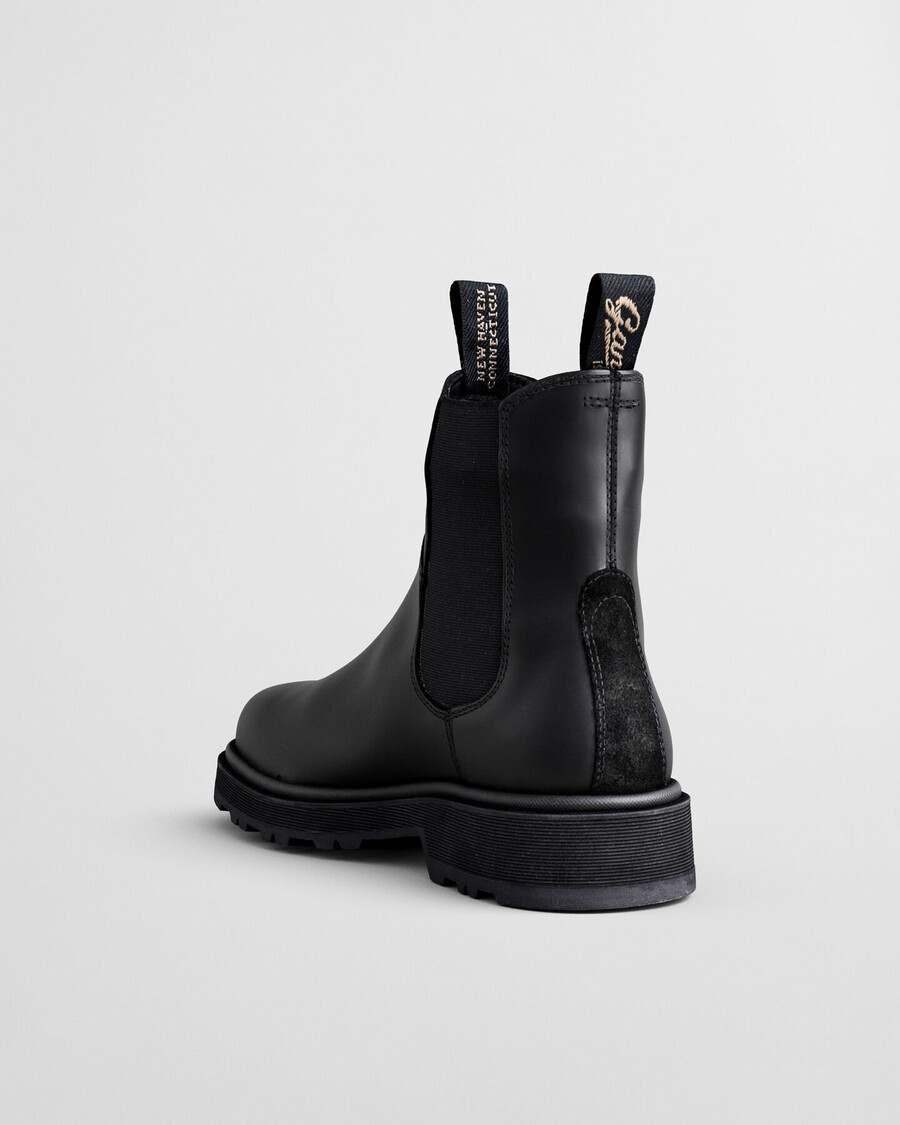 ghete chelsea din piele wootlynne - negre