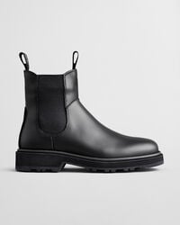 ghete chelsea din piele wootlynne - negre