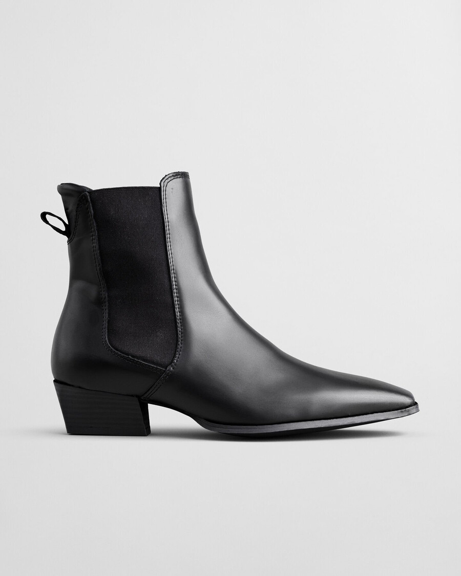 ghete din piele bassotte - negre
