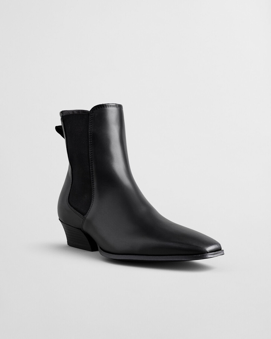 ghete din piele bassotte - negre