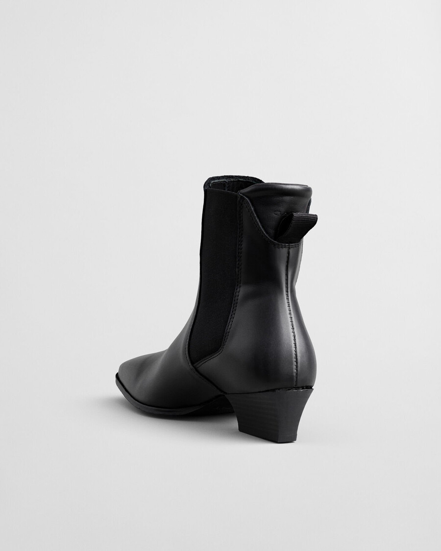 ghete din piele bassotte - negre