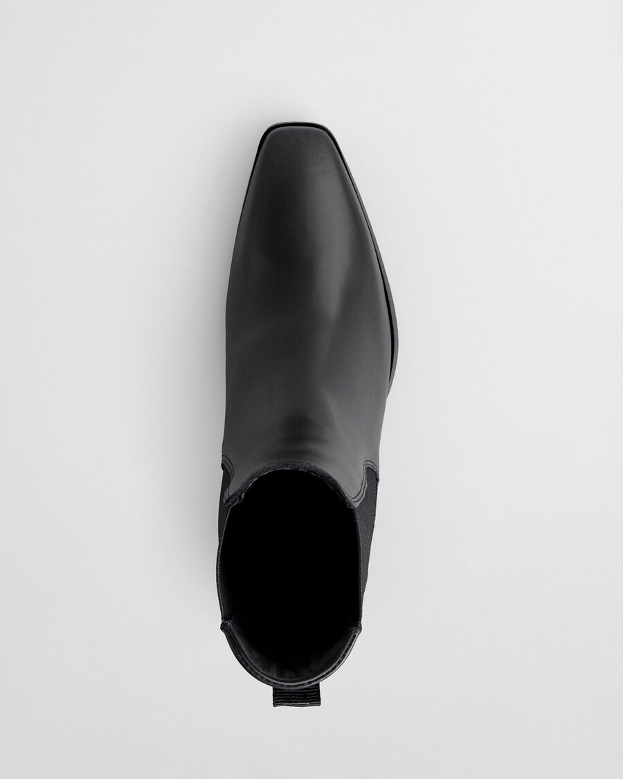 ghete din piele bassotte - negre