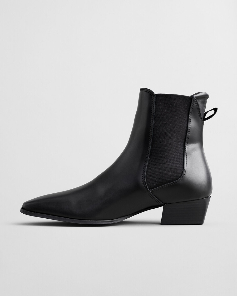 ghete din piele bassotte - negre