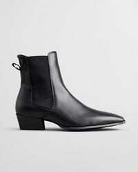 ghete din piele bassotte - negre